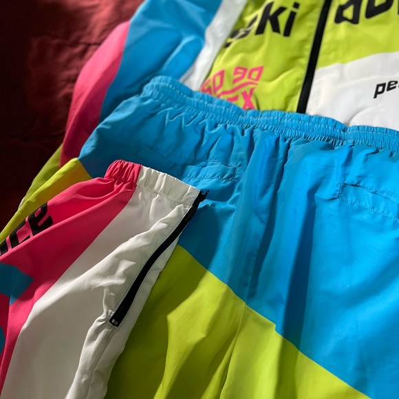 Mens lined 2piece lined wind breaker suit by Dope Sports; sz 2X - Picture 8 of 12